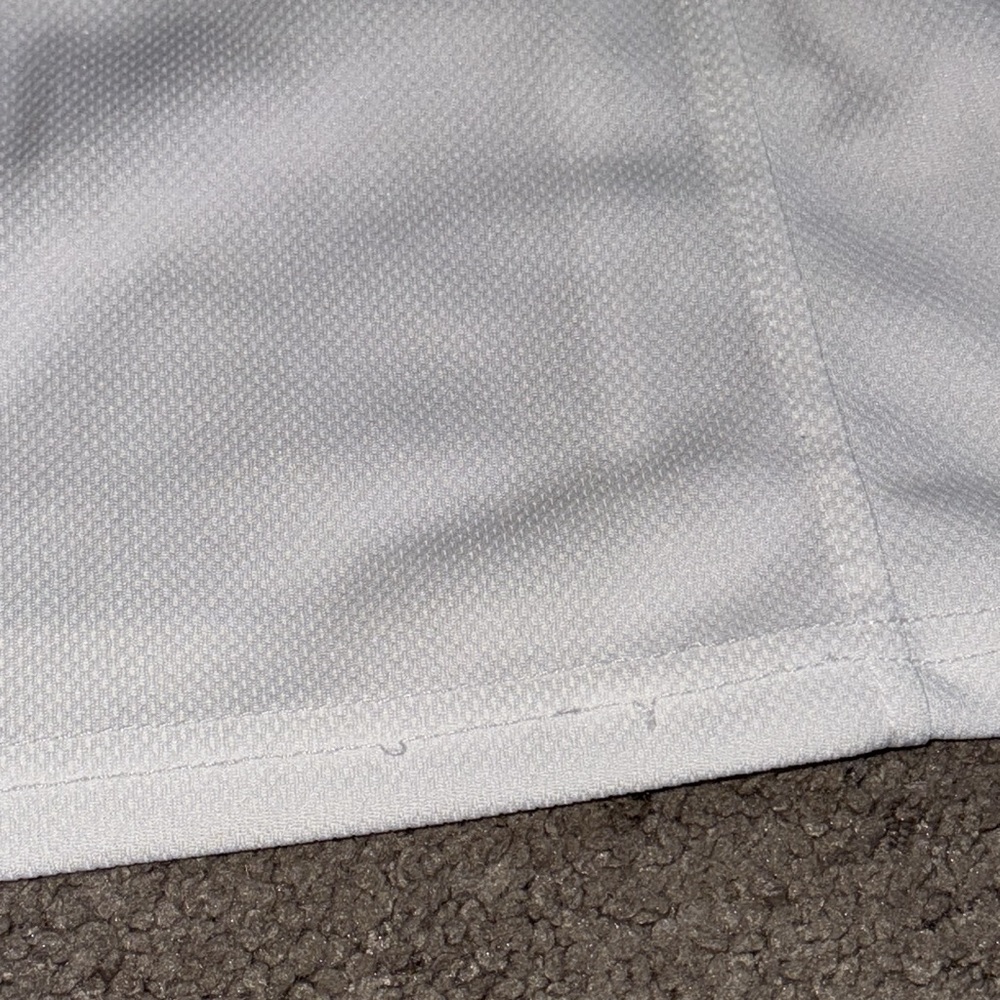 Ohio State University XL women’s sleeveless polo shirt white football buckeyes - Picture 8 of 8